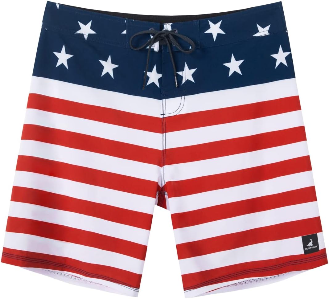 Men's 4-Way Stretch Quick Dry Board Shorts Swim Trunks Beachwear No Mesh - Bild 19 von 44