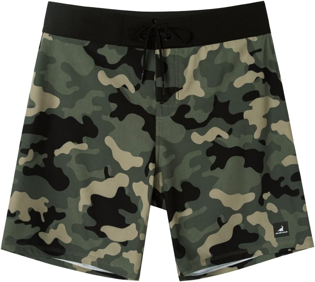 Men's 4-Way Stretch Quick Dry Board Shorts Swim Trunks Beachwear No Mesh - Bild 26 von 44