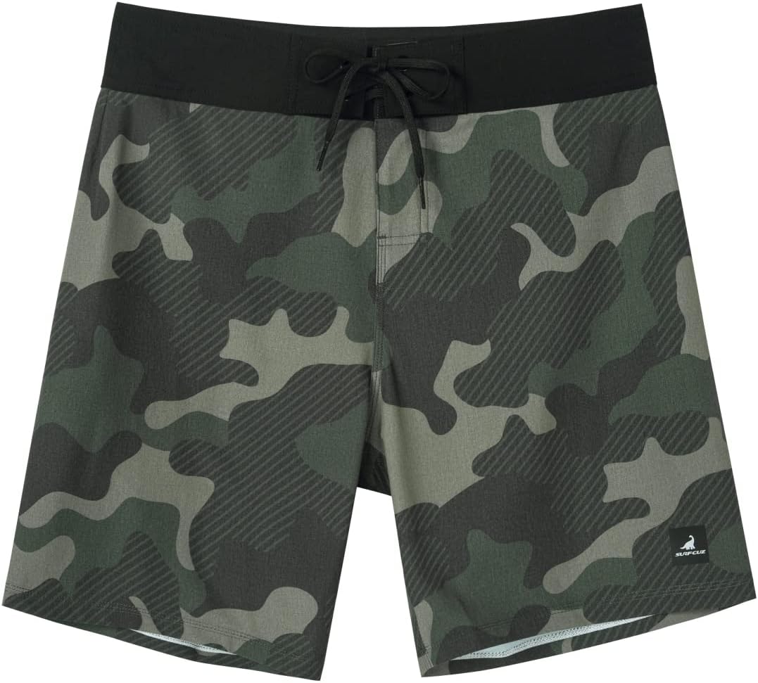 Men's 4-Way Stretch Quick Dry Board Shorts Swim Trunks Beachwear No Mesh - Bild 27 von 44