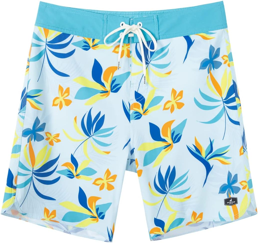 Men's 4-Way Stretch Quick Dry Board Shorts Swim Trunks Beachwear No Mesh - Bild 33 von 44