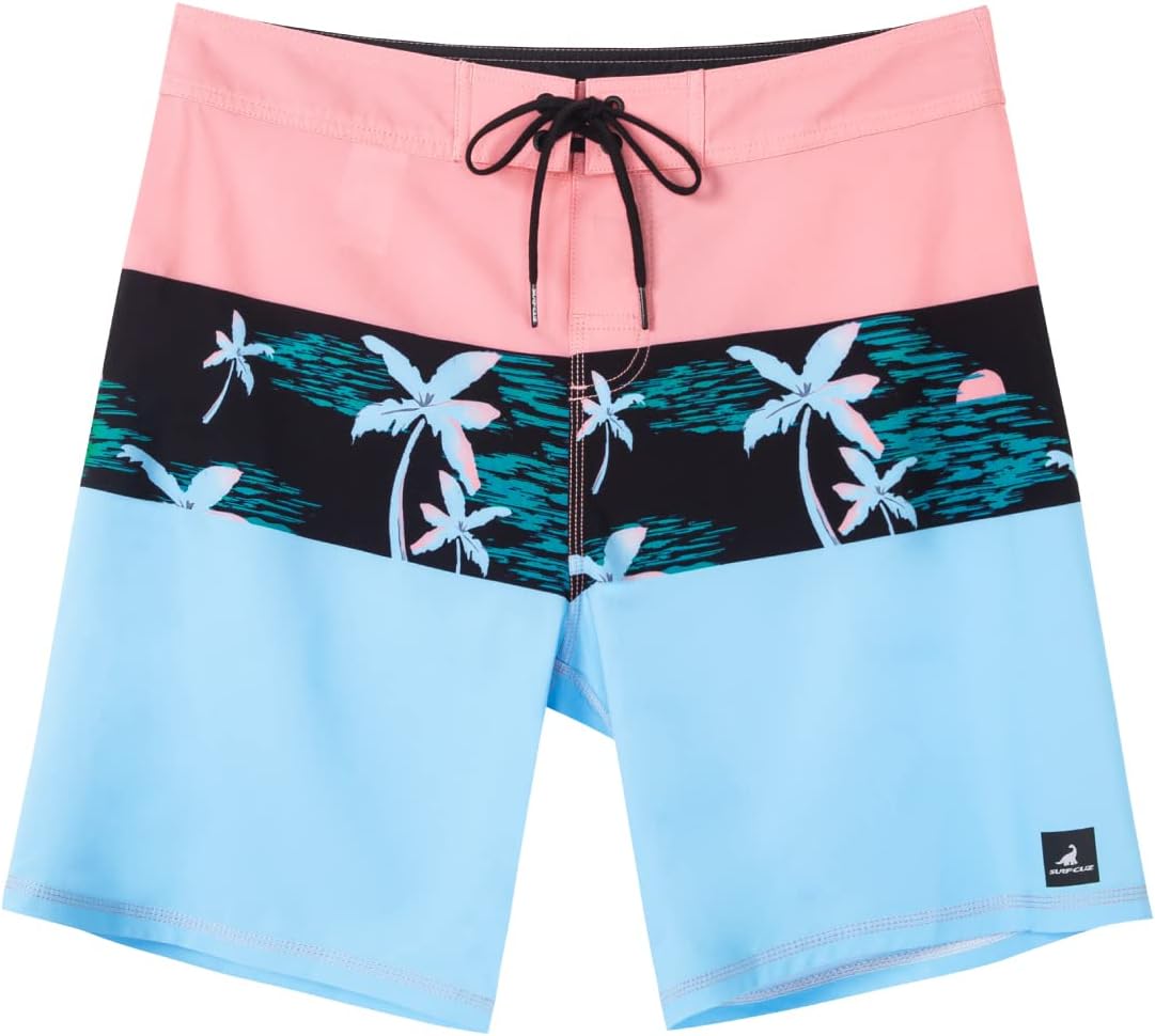 Men's 4-Way Stretch Quick Dry Board Shorts Swim Trunks Beachwear No Mesh - Bild 38 von 44