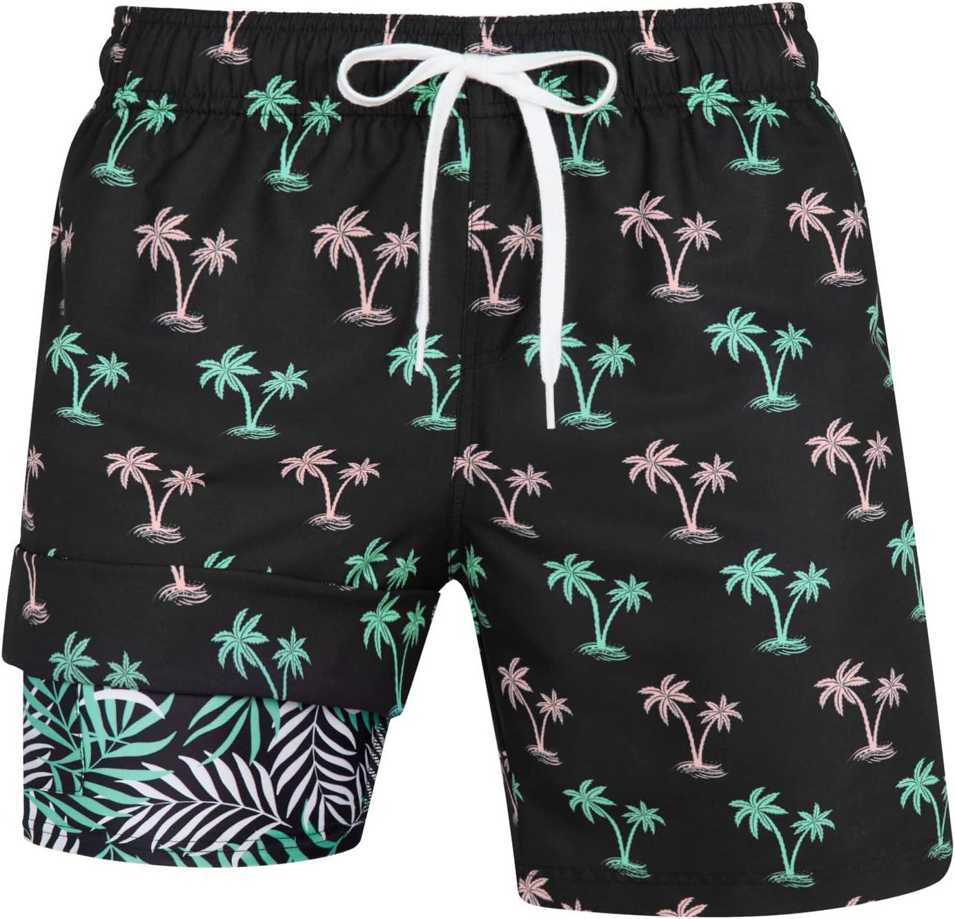 Herren Schnelltrocknende Badehose Wasserdicht mit Kompressionsfutter Strand Sport Shorts - Bild 29 von 31
