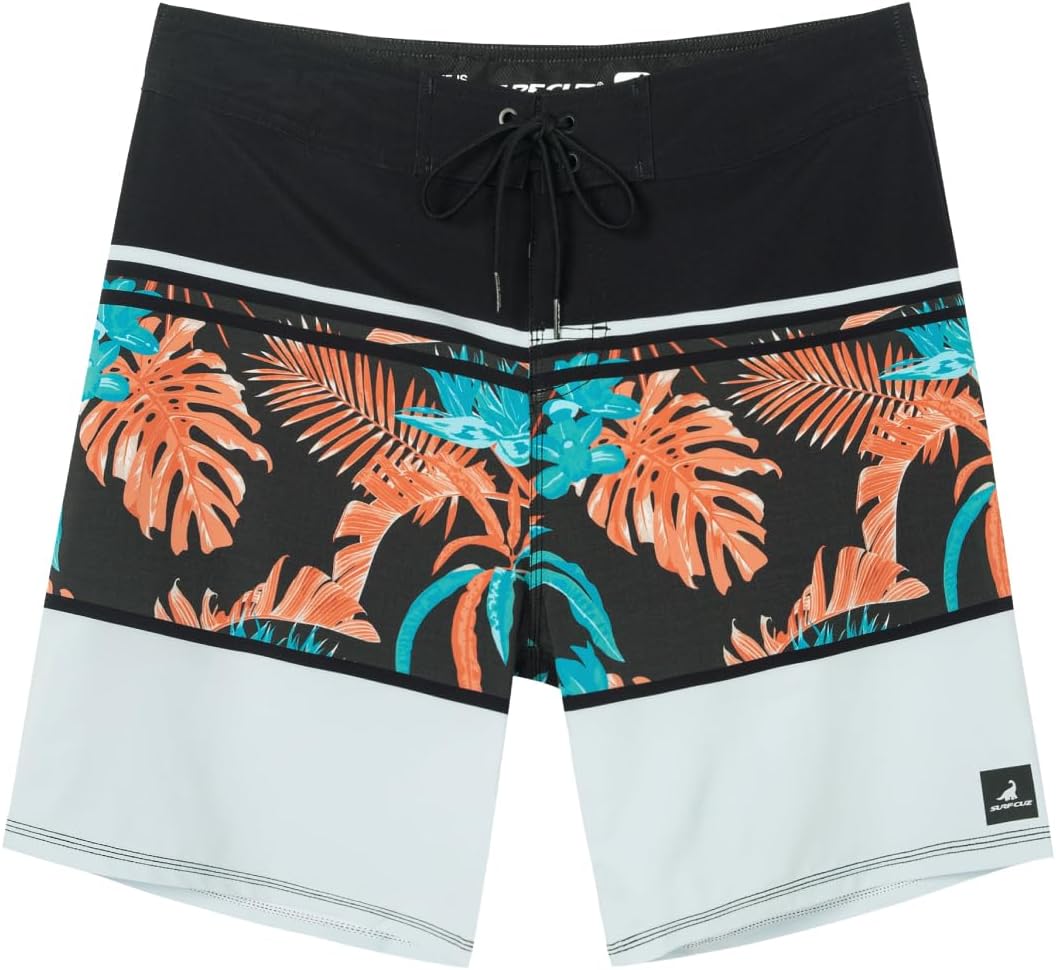 Men's 4-Way Stretch Quick Dry Board Shorts Swim Trunks Beachwear No Mesh - Bild 42 von 44