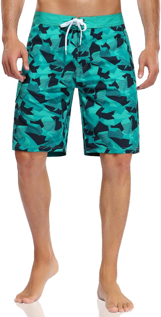 Herren Sportwear Schnelltrocknend Boardshorts mit Futter Badeanzug Badehose - Bild 16 von 44