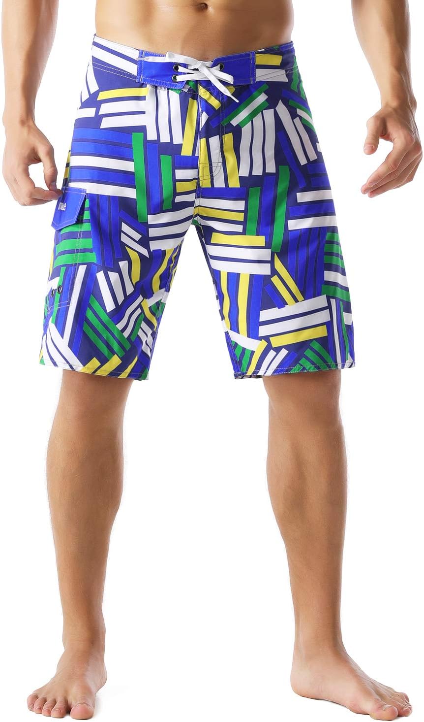 Herren Sportwear Schnelltrocknend Boardshorts mit Futter Badeanzug Badehose - Bild 20 von 44