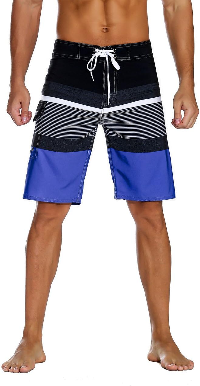 Herren Sportwear Schnelltrocknend Boardshorts mit Futter Badeanzug Badehose - Bild 25 von 44