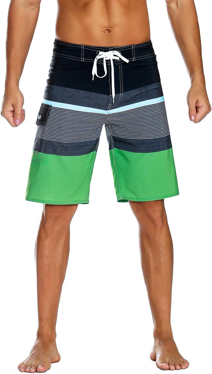 Herren Sportwear Schnelltrocknend Boardshorts mit Futter Badeanzug Badehose - Bild 32 von 44