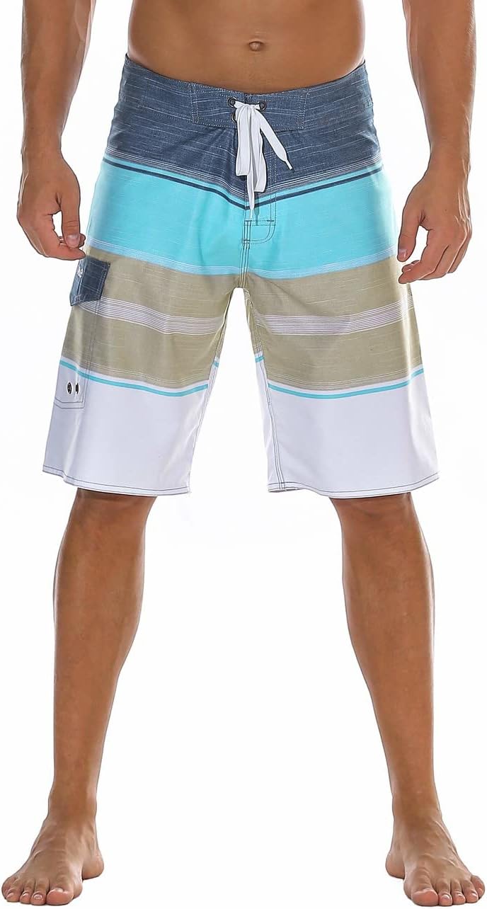 Herren Sportwear Schnelltrocknend Boardshorts mit Futter Badeanzug Badehose - Bild 34 von 44