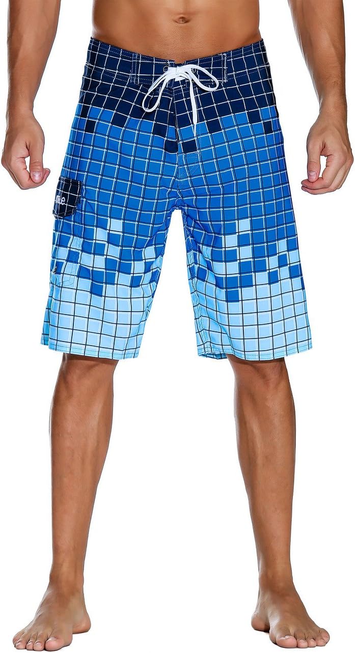 Herren Sportwear Schnelltrocknend Boardshorts mit Futter Badeanzug Badehose - Bild 39 von 44