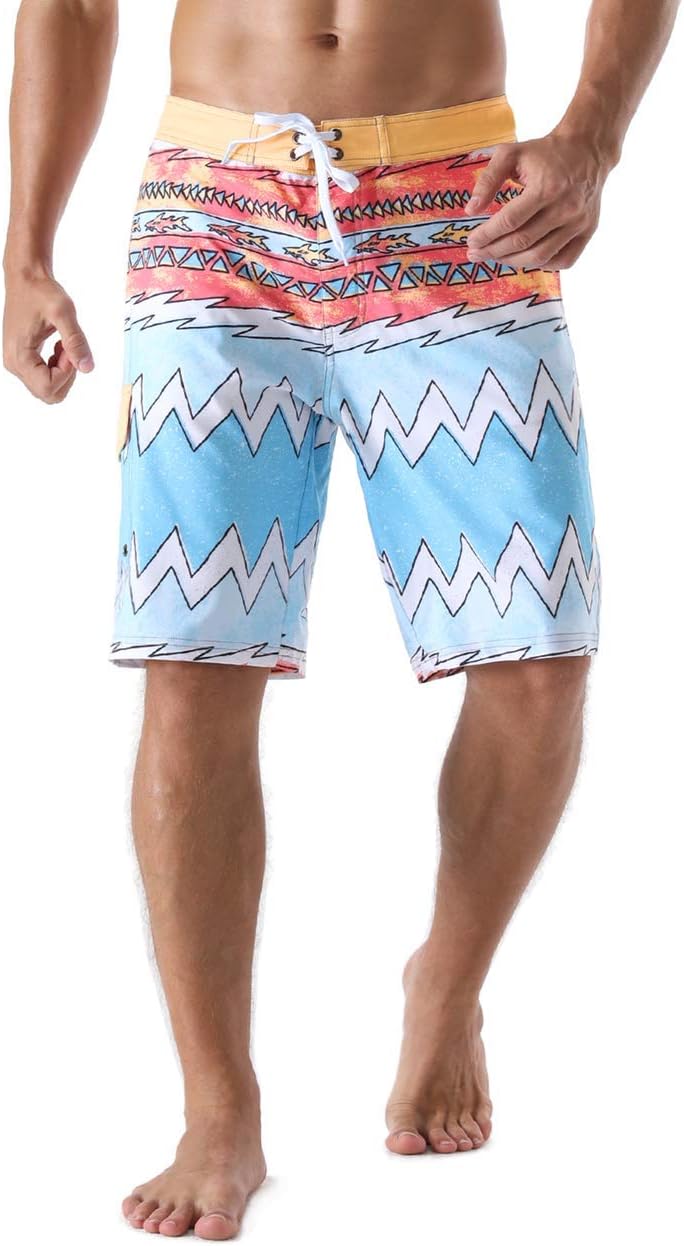 Herren Sportwear Schnelltrocknend Boardshorts mit Futter Badeanzug Badehose - Bild 41 von 44