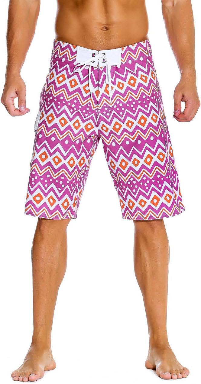 Herren Sportwear Schnelltrocknend Boardshorts mit Futter Badeanzug Badehose - Bild 44 von 44