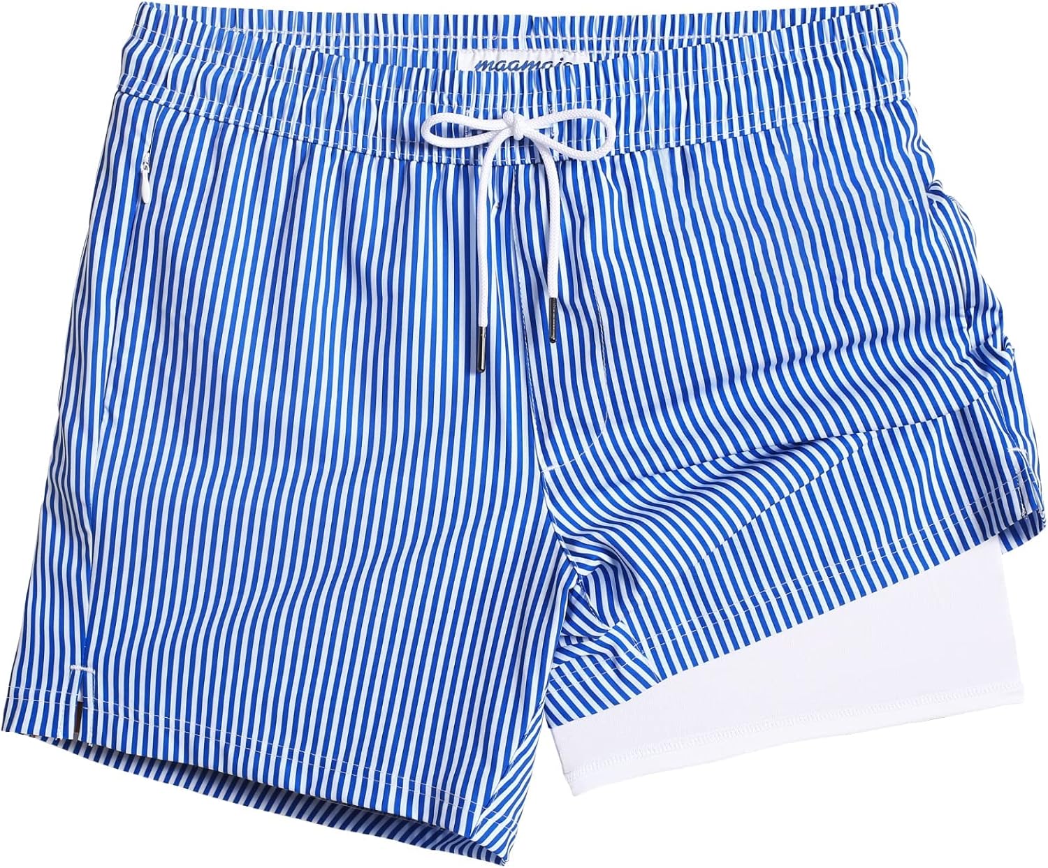 Herren Badehose schnelltrocknend scheuernd Kompressionsfutter Strandshorts mit Reißverschluss - Bild 46 von 53