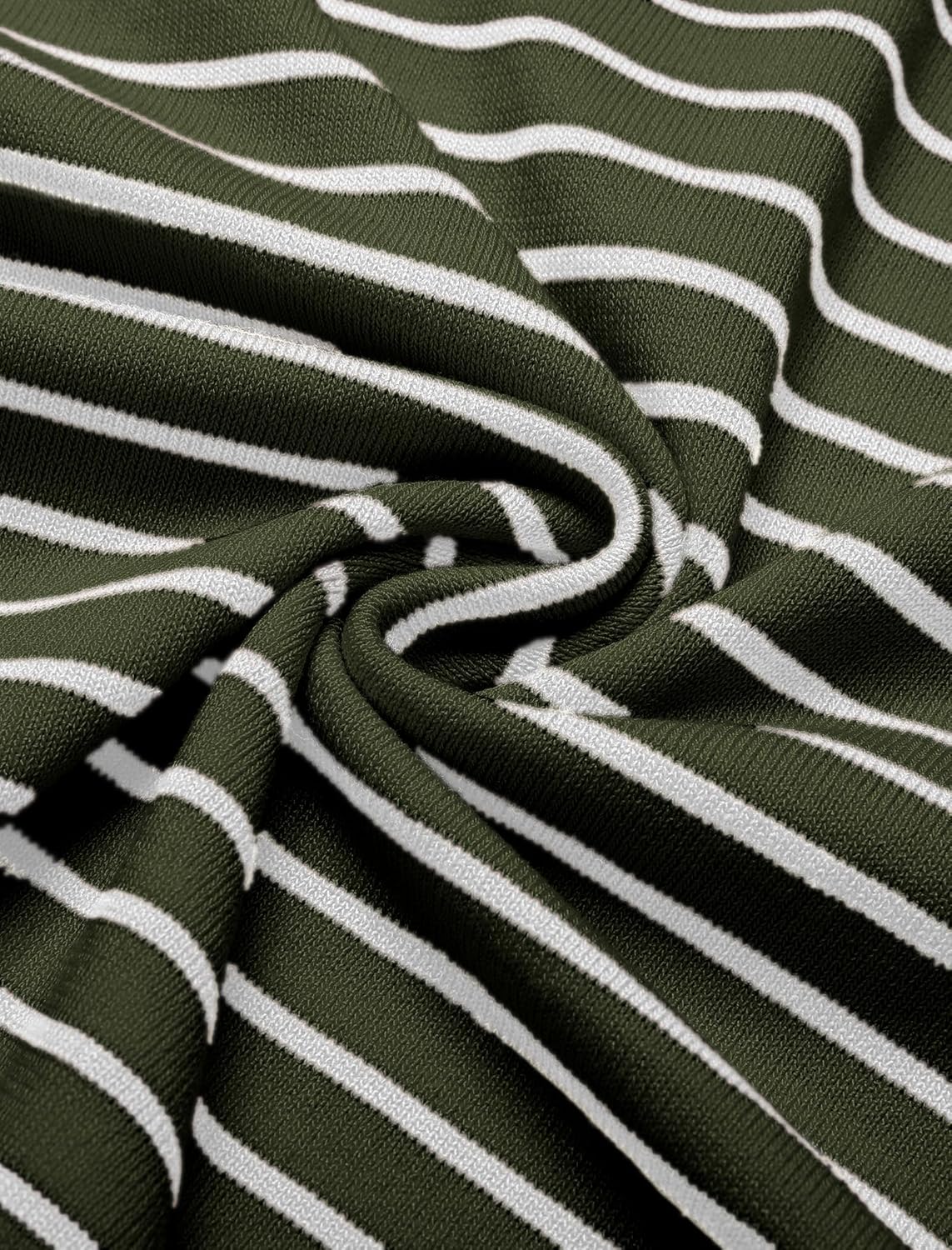 Camisa polo ligera a rayas para hombre - Camiseta de golf informal manga corta con cuello - Imagen 29 de 164