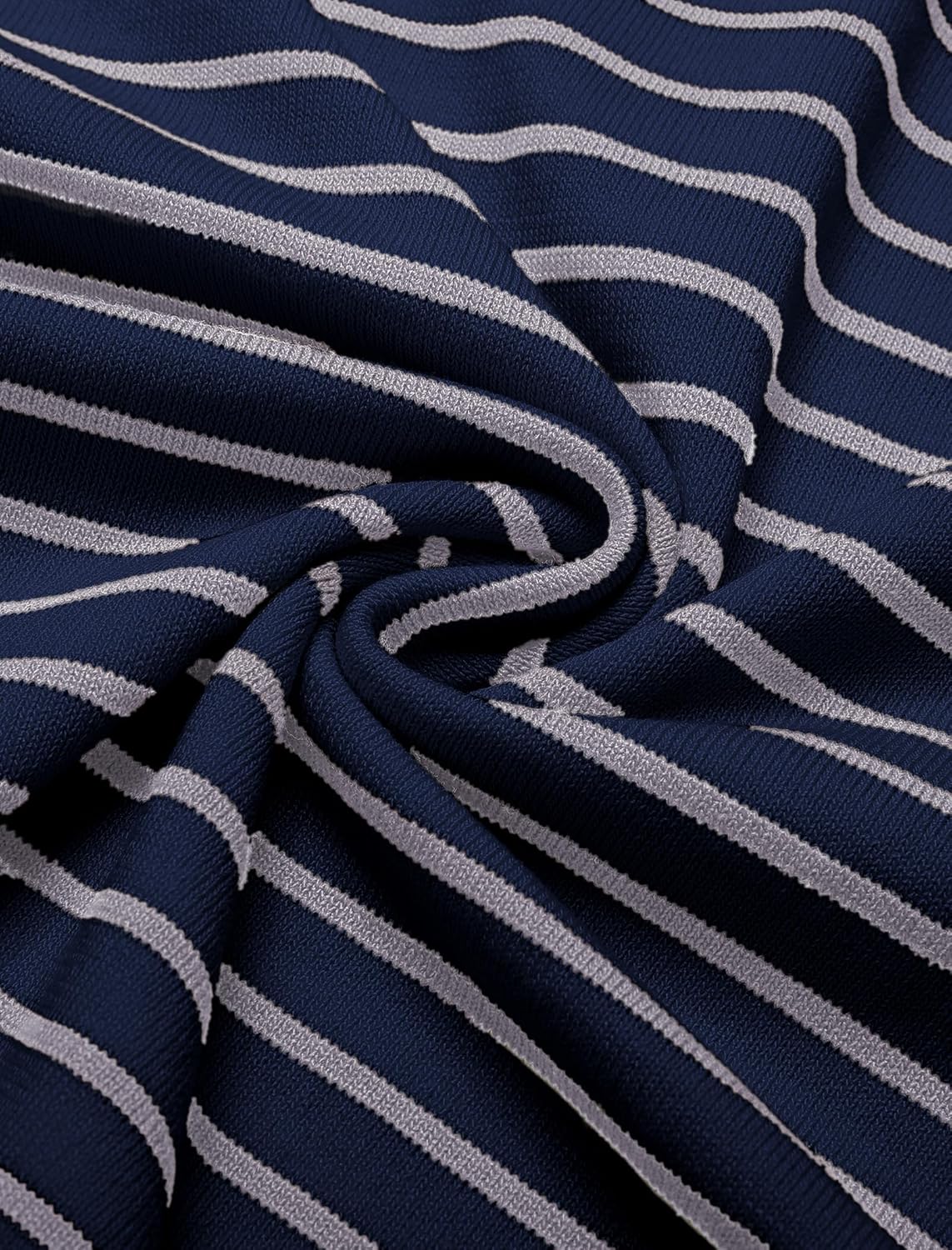 Camisa polo ligera a rayas para hombre - Camiseta de golf informal manga corta con cuello - Imagen 66 de 164