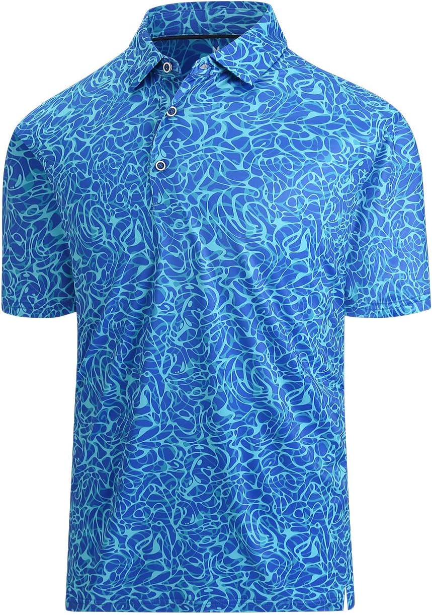 Polo Shirt - Moisture Wicking Performance Short Sleeve Tee