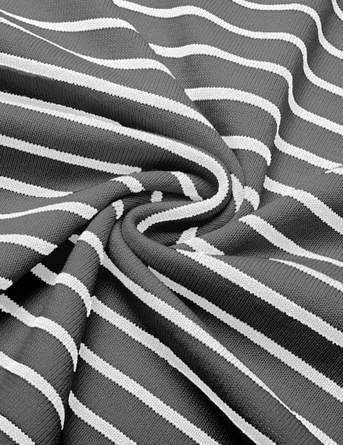 Camisa polo ligera a rayas para hombre - Camiseta de golf informal manga corta con cuello - Imagen 156 de 164