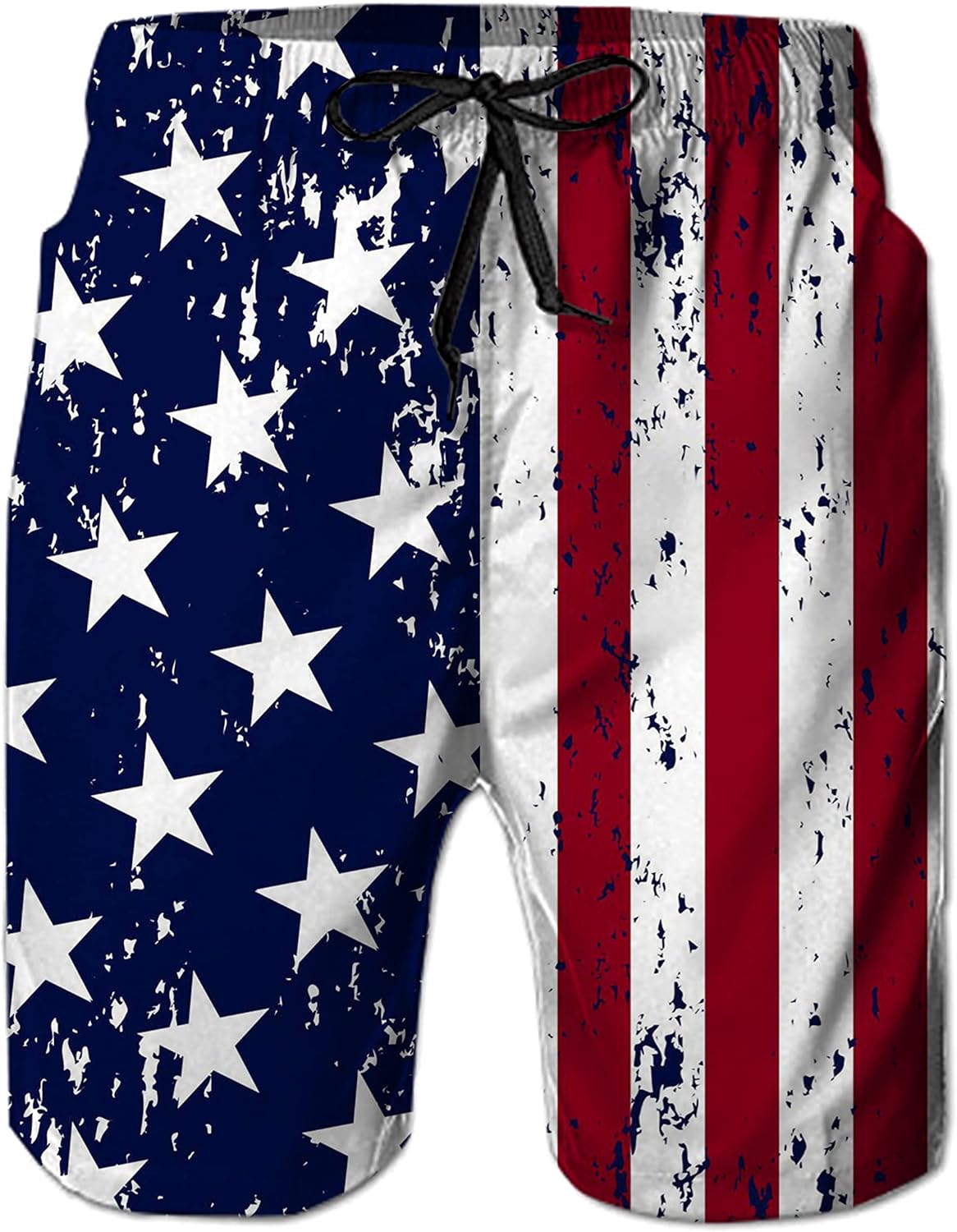 Herren Schnelltrocknende Badehose Strand Boardshorts mit Taschen Netzfutter - Bild 19 von 27