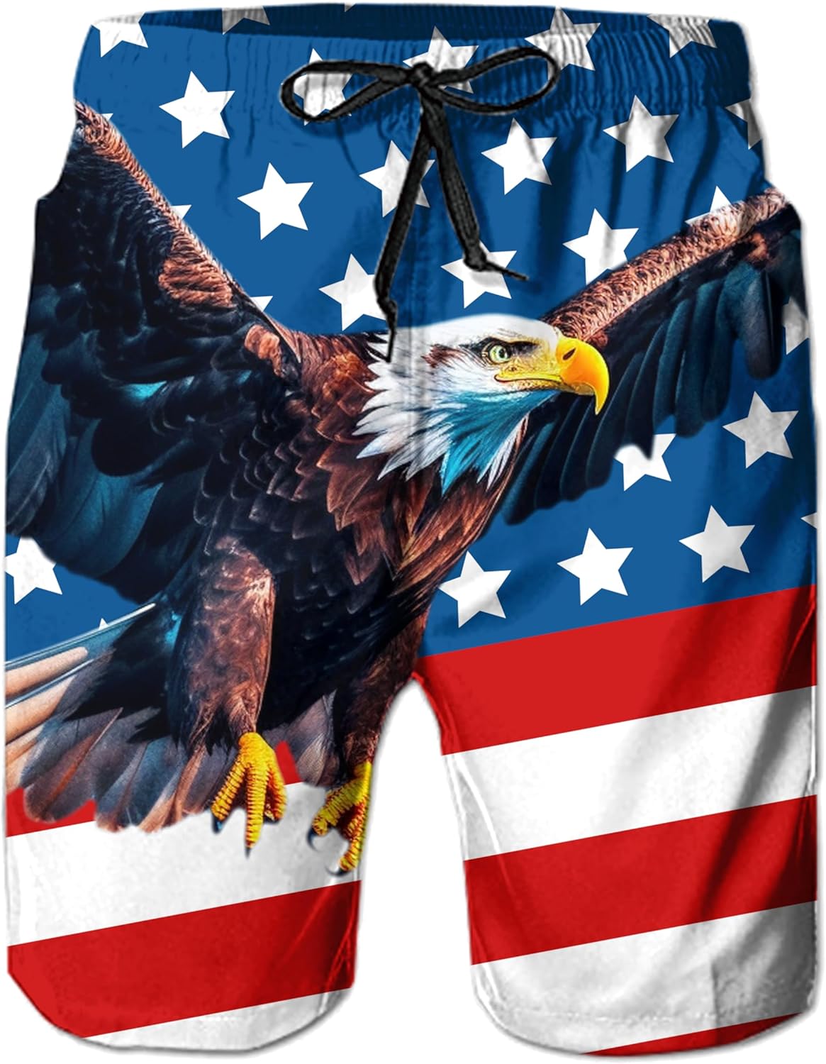 Herren Schnelltrocknende Badehose Strand Boardshorts mit Taschen Netzfutter - Bild 20 von 27
