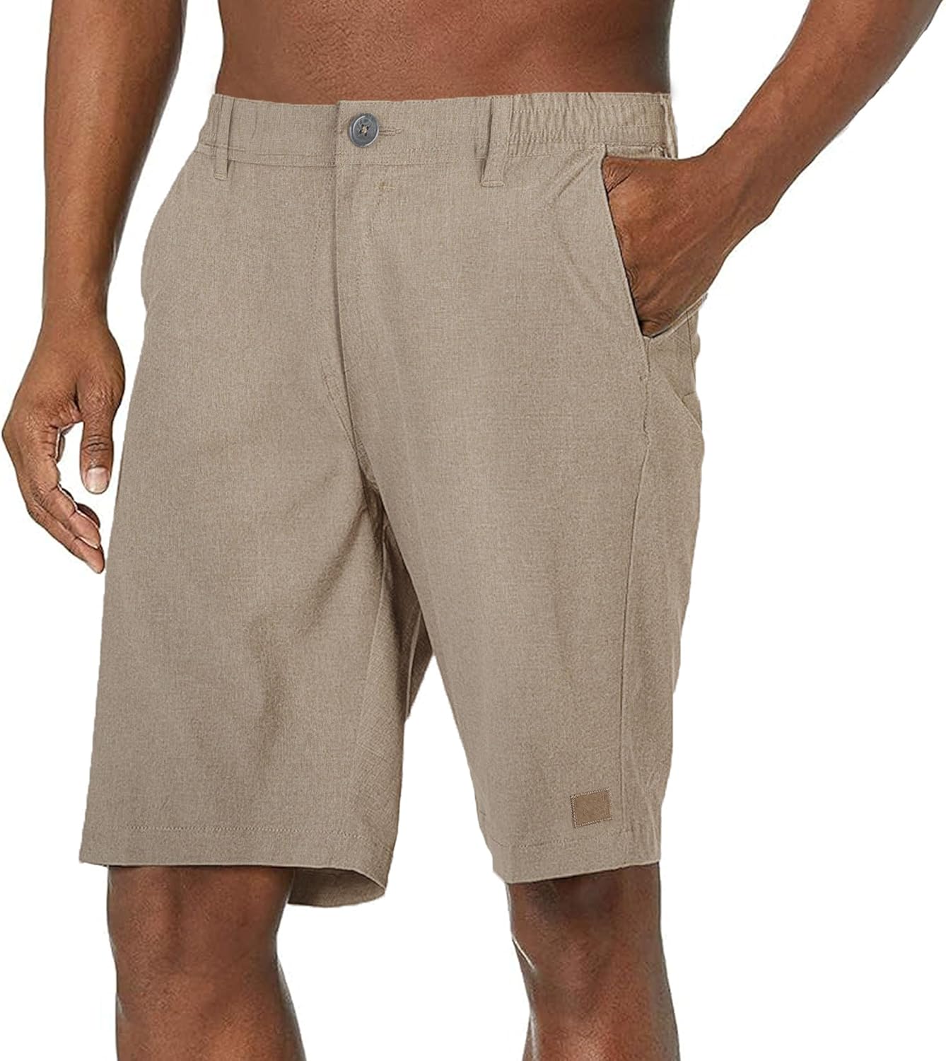 Big and Tall Shorts für Herren - Hybrid Stretch Boardshorts schnelltrocknend Strandshorts - Bild 8 von 8