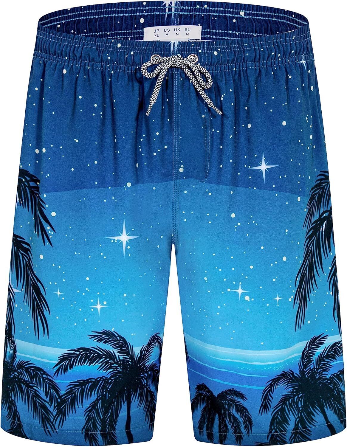 Men's Swim Trunks Quick Dry Bathing Suit Board Shorts Mesh Lining Beach Swimwear - Picture 33 of 38