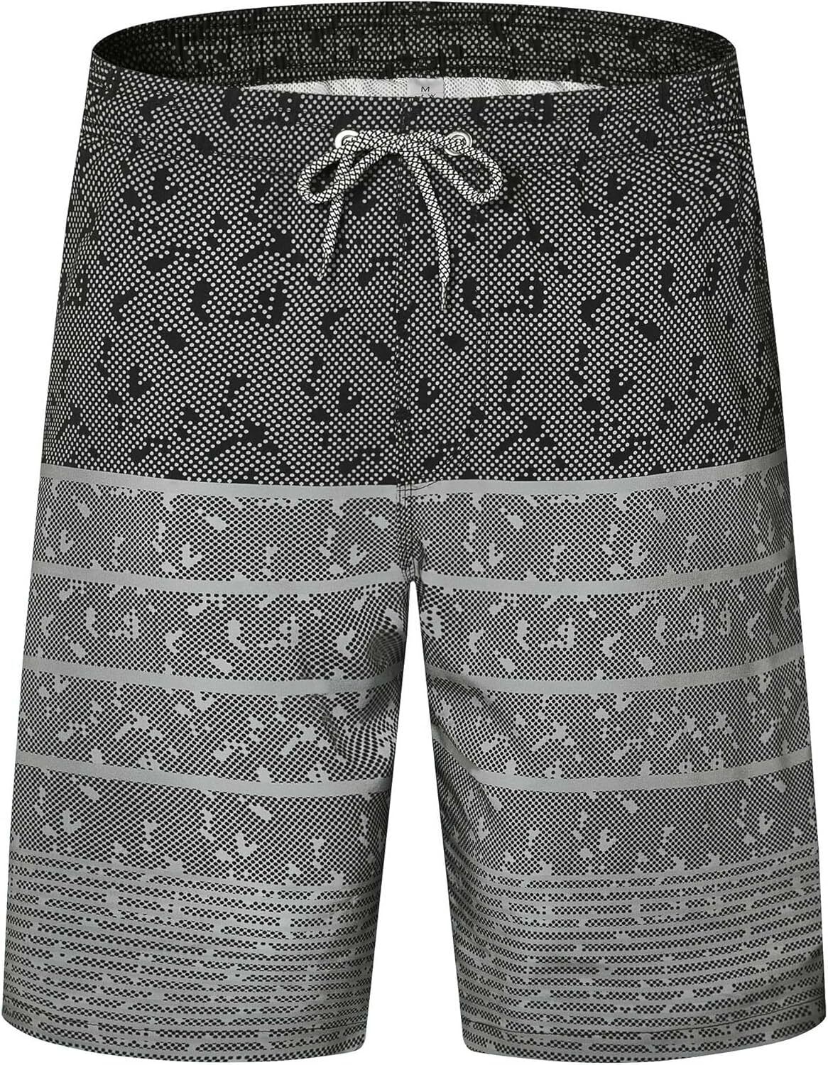 Men's Swim Trunks Quick Dry Bathing Suit Board Shorts Mesh Lining Beach Swimwear - Picture 36 of 38