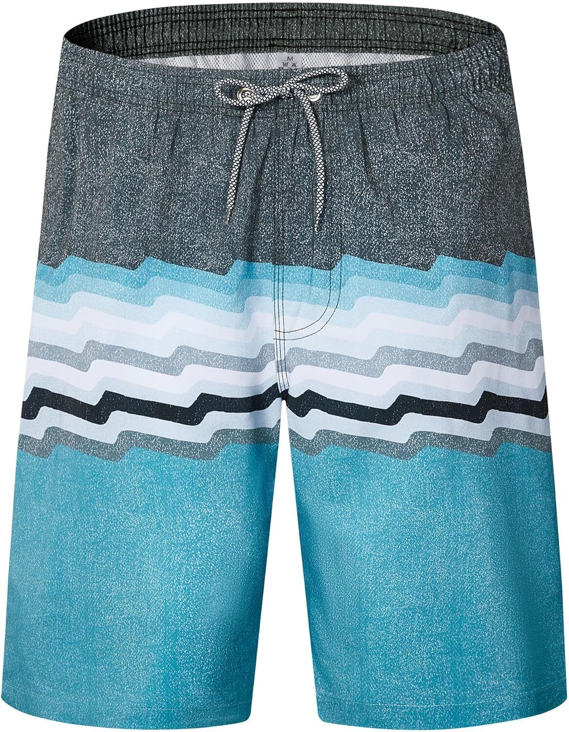 Men's Swim Trunks Quick Dry Bathing Suit Board Shorts Mesh Lining Beach Swimwear - Picture 38 of 38