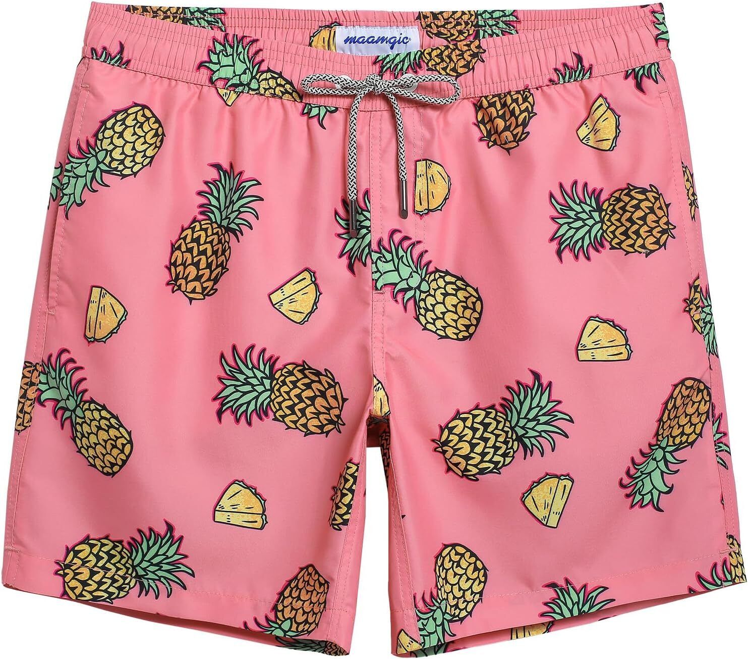Mens Swim Trunks 7 Inch Bathing Suits Quick Dry Mesh Lining Swimsuits - Picture 23 of 32