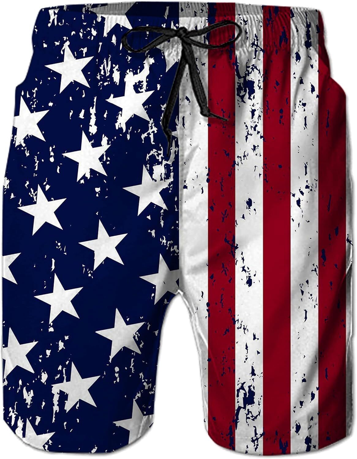 Men's Quick Dry 3D Printed Board Shorts – Pockets Cool Mesh Lined Swim Trunks - Picture 19 of 81
