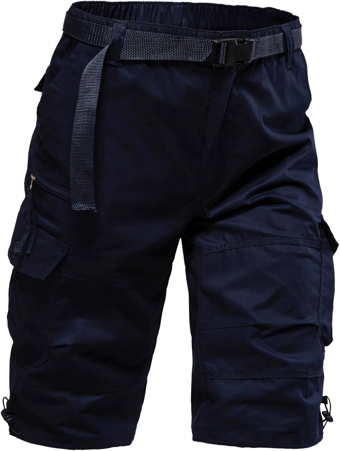 Herren Cargo Shorts 3/4 Relaxed Fit Herren Laufshorts 7 Taschen Gummizug - Bild 31 von 55