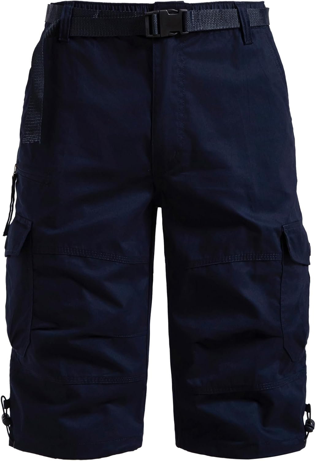 Herren Cargo Shorts 3/4 Relaxed Fit Herren Laufshorts 7 Taschen Gummizug - Bild 33 von 55