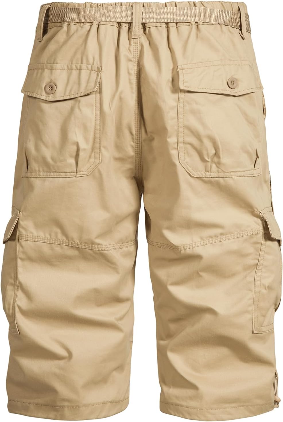Herren Cargo Shorts 3/4 Relaxed Fit Herren Laufshorts 7 Taschen Gummizug - Bild 42 von 55