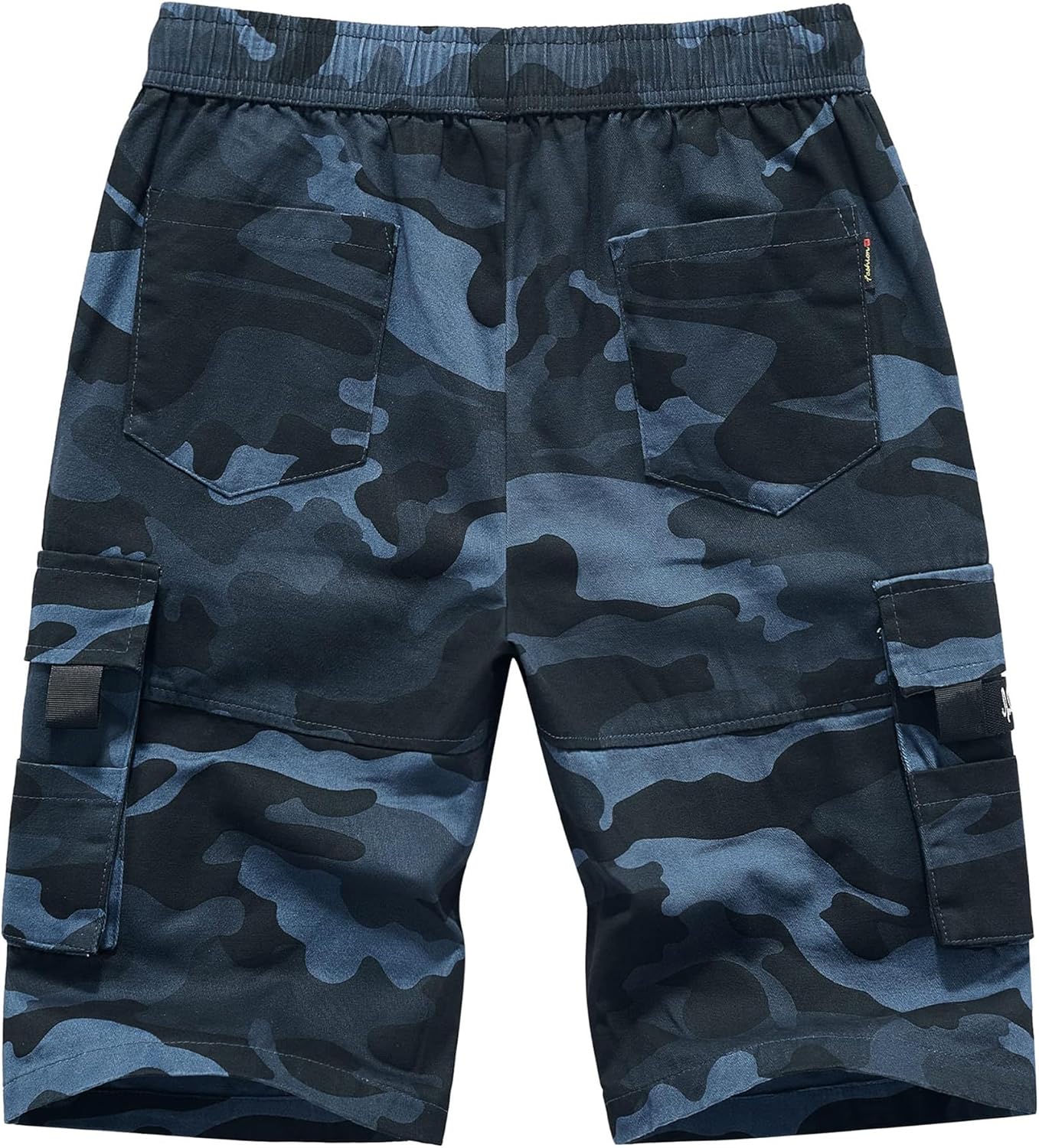 Herren Cargo Shorts Gummibund Kordelzug Sommer Freizeit Baumwolle Hose - Bild 21 von 90