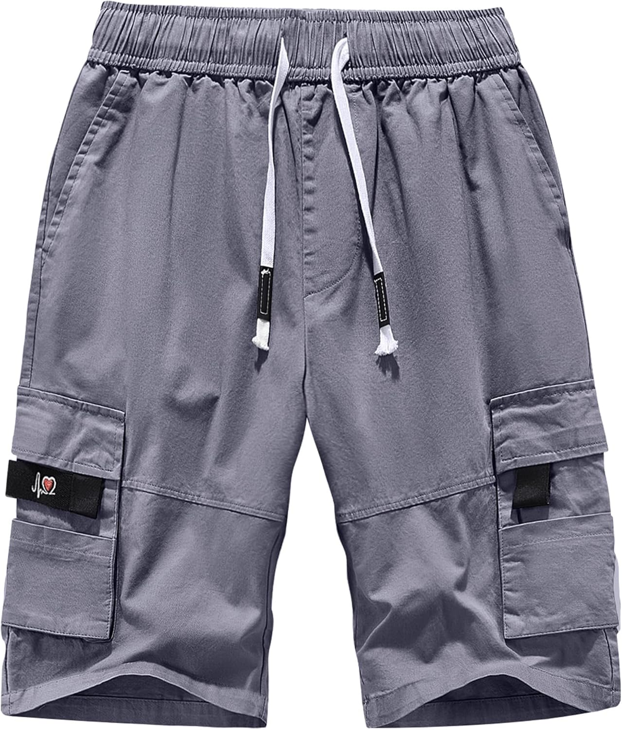 Herren Cargo Shorts Gummibund Kordelzug Sommer Freizeit Baumwolle Hose - Bild 43 von 90