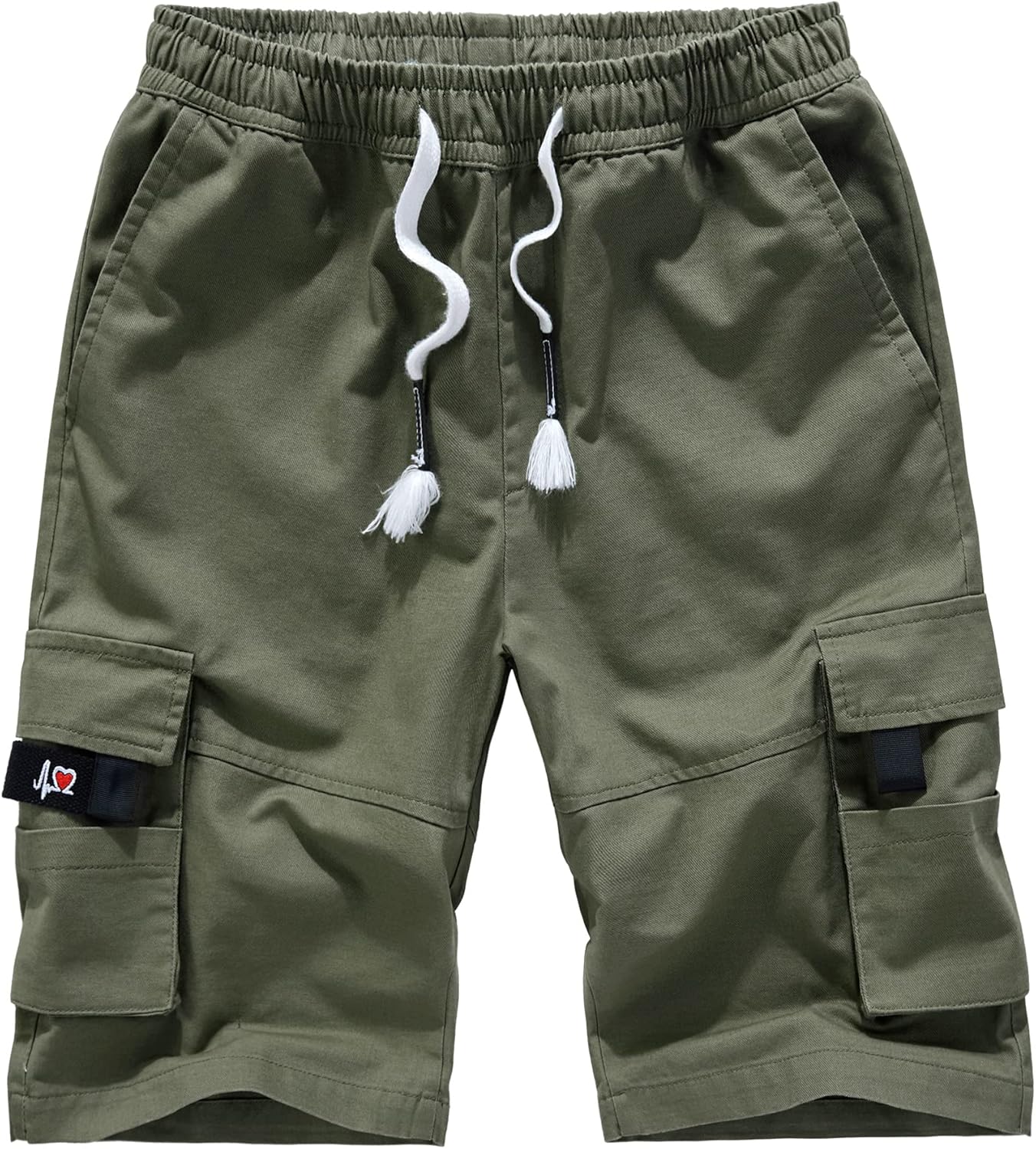 Herren Cargo Shorts Gummibund Kordelzug Sommer Freizeit Baumwolle Hose - Bild 62 von 90