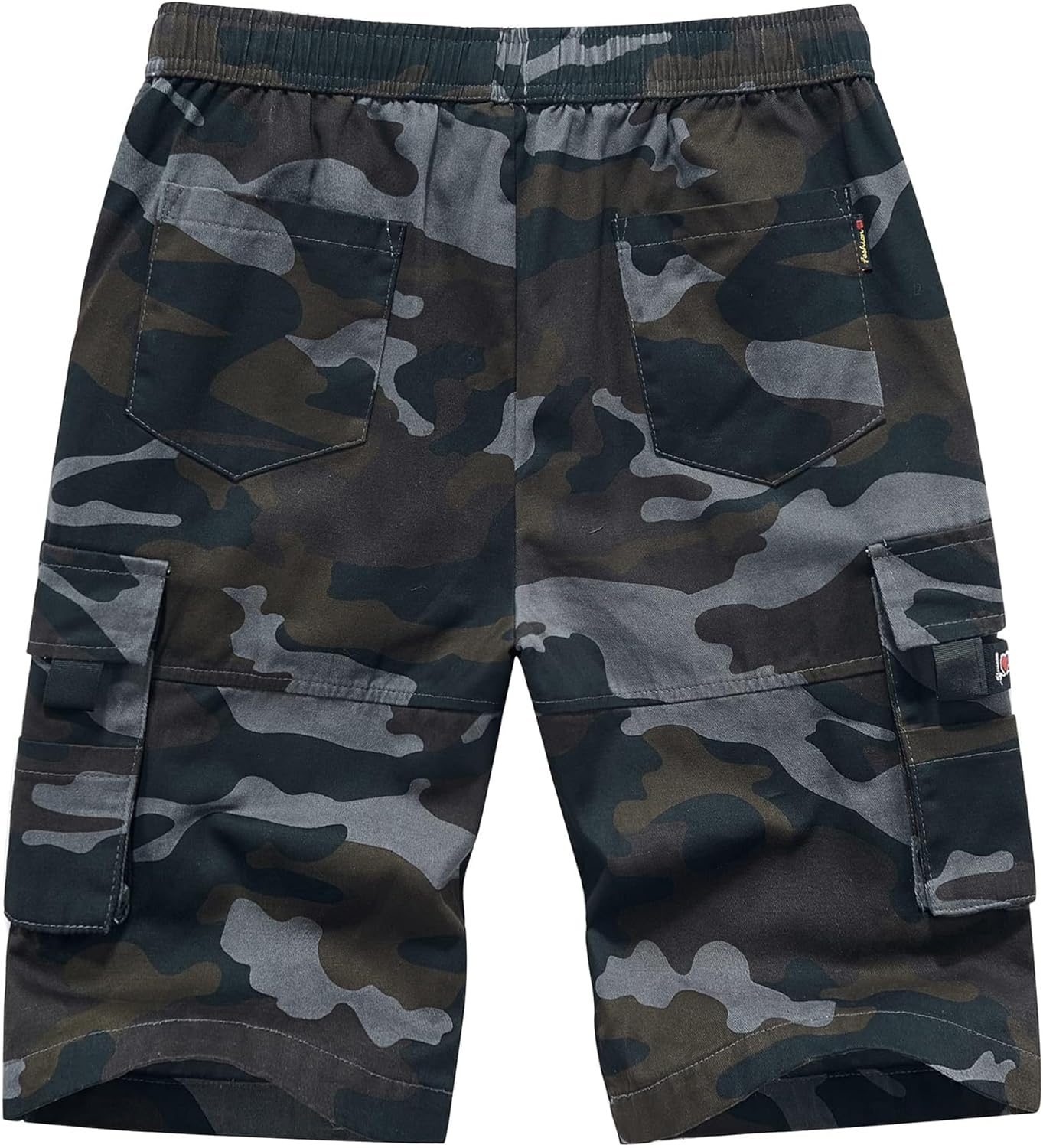 Herren Cargo Shorts Gummibund Kordelzug Sommer Freizeit Baumwolle Hose - Bild 75 von 90