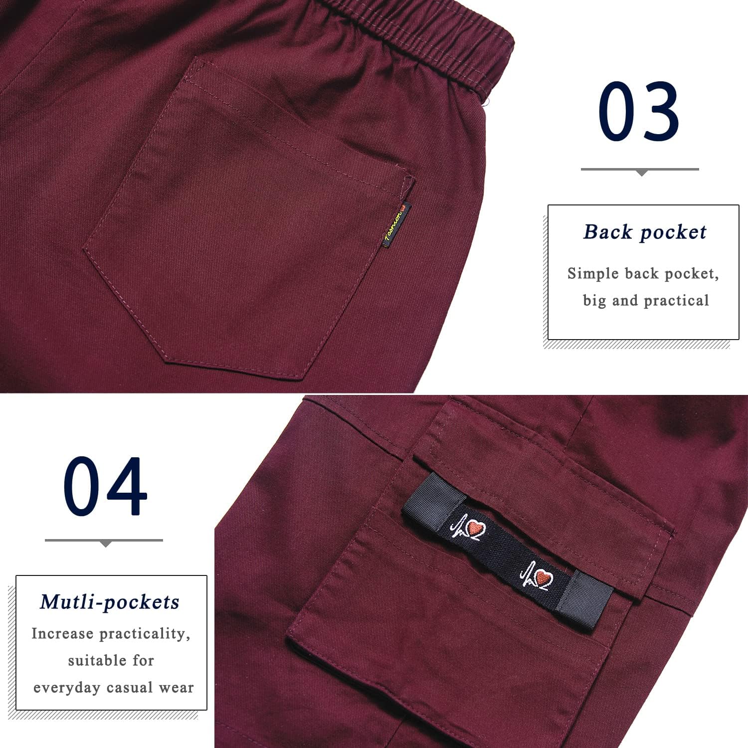 Herren Cargo Shorts Gummibund Kordelzug Sommer Freizeit Baumwolle Hose - Bild 89 von 90