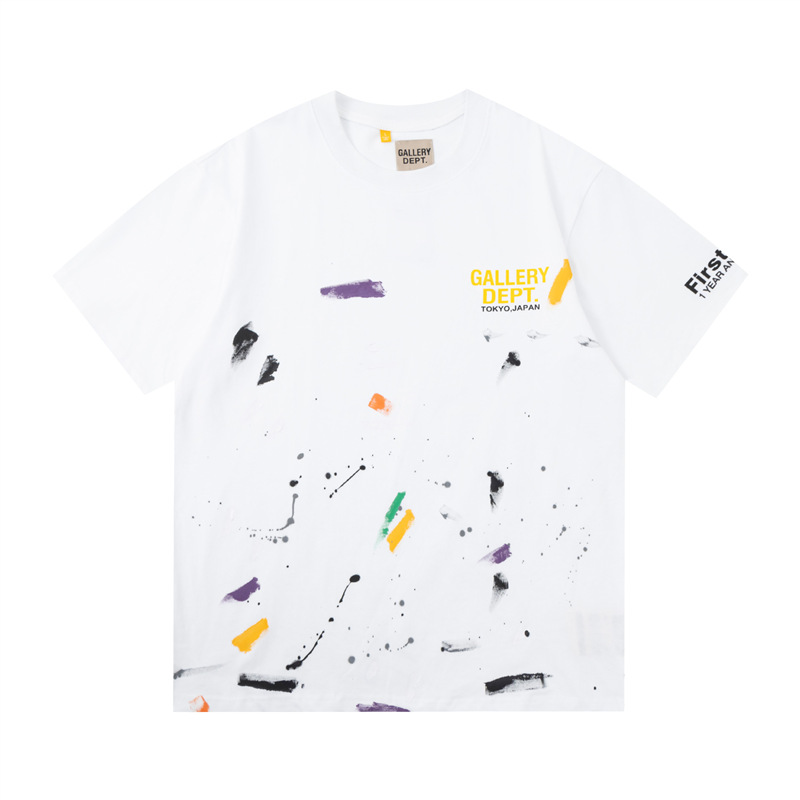 Unisex Sport bedruckt Sommer locker lässig und vielseitig Kurzarm T-Shirt - Bild 40 von 83