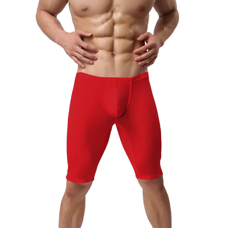 Neu Herren Sport Fitness Kompression Shorts schnell trocknend kurz eng Ausbuchtung Beutel Hose - Bild 19 von 19
