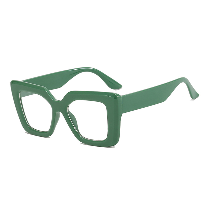 Gafas de lectura cuadradas anti luz azul mujeres clásicas marco grueso gafas nuevas - Imagen 11 de 14