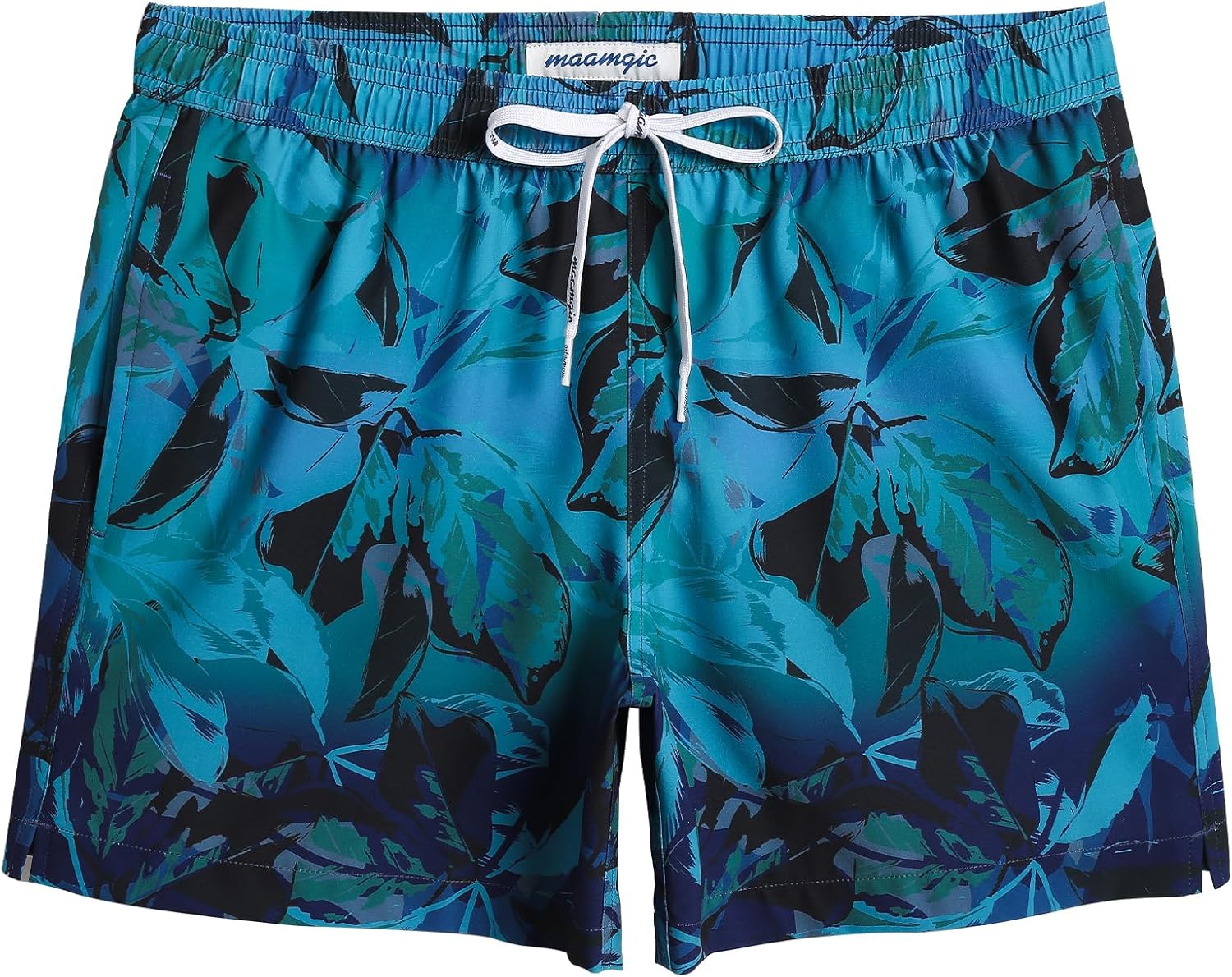 Herren Vintage Badehose 4 Wege Stretch schnelltrocknend Boardshorts mit Netzfutter - Bild 19 von 47