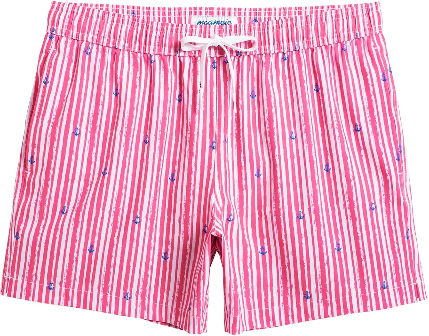 Herren Vintage Badehose 4 Wege Stretch schnelltrocknend Boardshorts mit Netzfutter - Bild 27 von 47