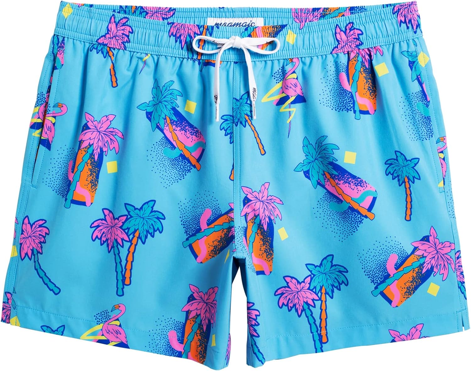 Herren Vintage Badehose 4 Wege Stretch schnelltrocknend Boardshorts mit Netzfutter - Bild 40 von 47