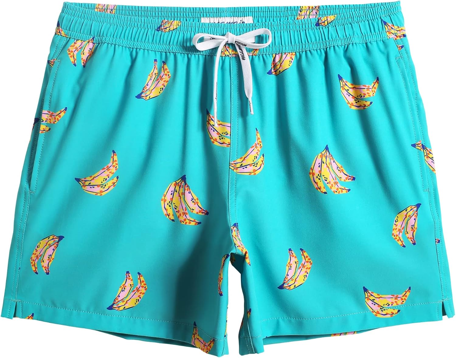 Herren Vintage Badehose 4 Wege Stretch schnelltrocknend Boardshorts mit Netzfutter - Bild 47 von 47