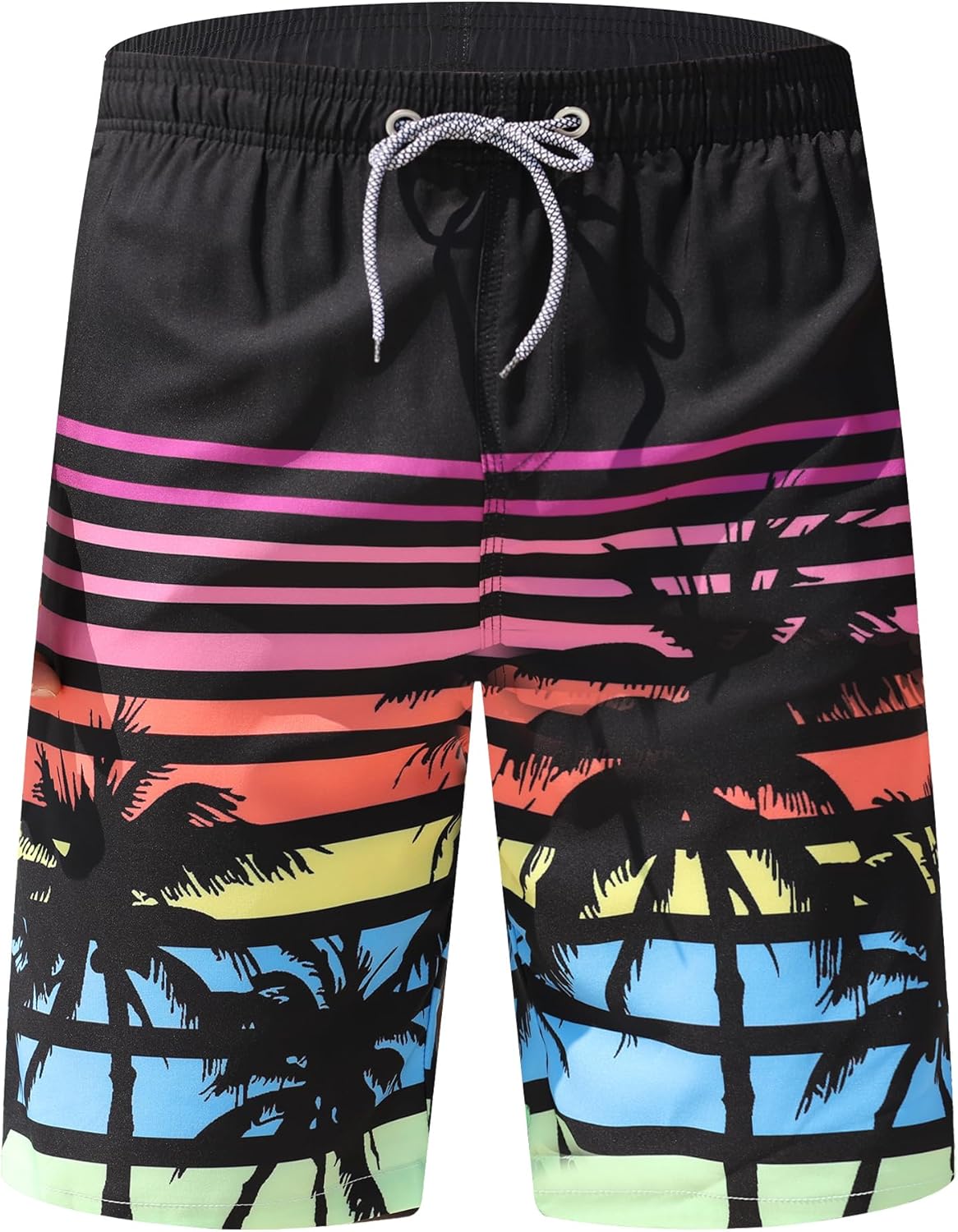 Men's 9" Quick Dry Swim Trunks Beach Bathing Suits with Mesh Liner Board Shorts - Picture 15 of 22
