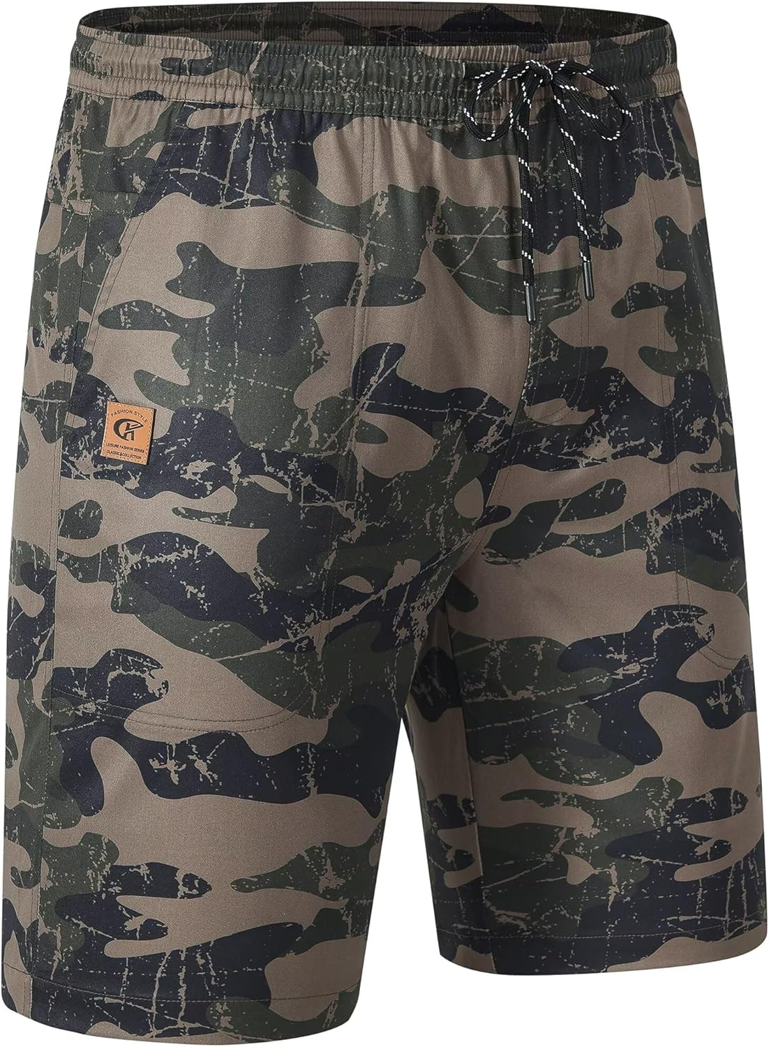 Herren Stretch Taille Freizeit Shorts mit 5 Taschen inkl. 1 Reißverschlusstasche - Bild 39 von 54