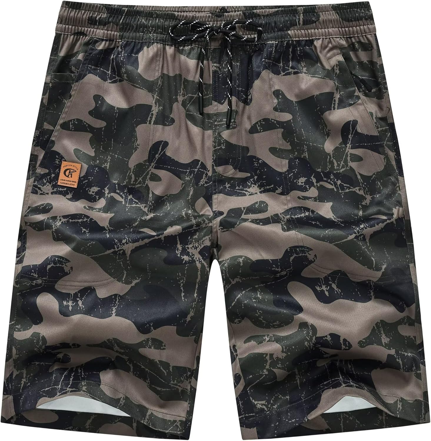 Herren Stretch Taille Freizeit Shorts mit 5 Taschen inkl. 1 Reißverschlusstasche - Bild 40 von 54