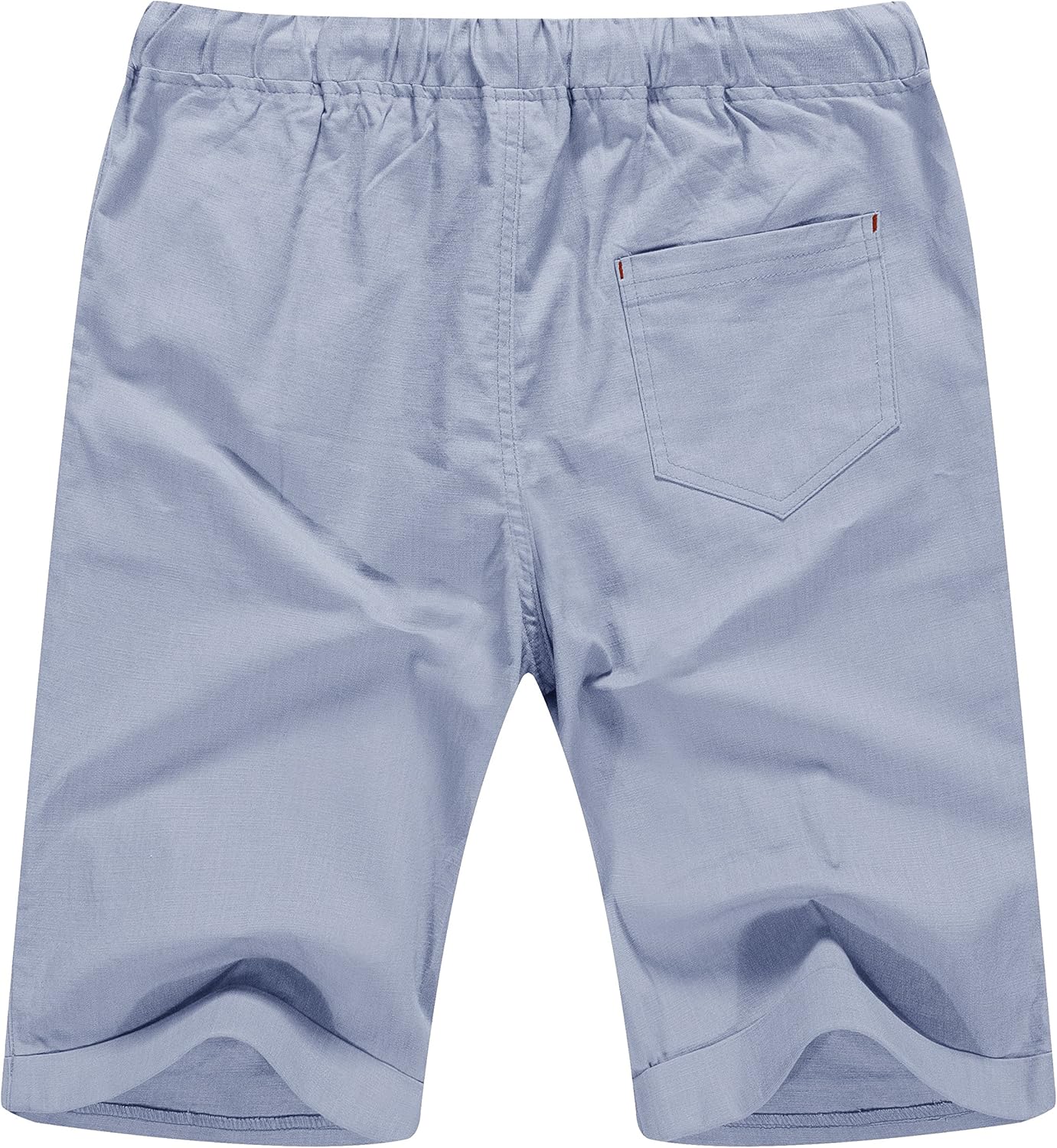 Linen Shorts Casual Drawstring Summer Beach Shorts for men, 11" Inseam - Picture 33 of 75