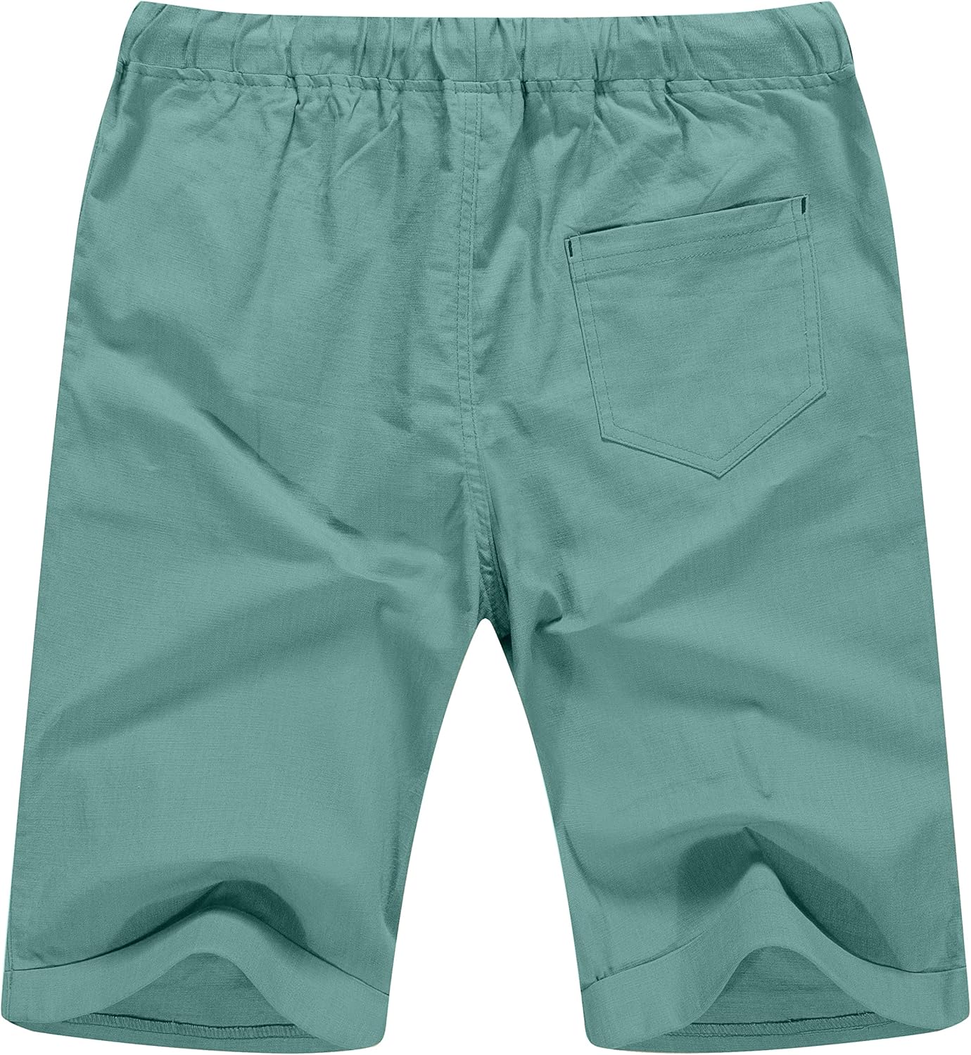 Linen Shorts Casual Drawstring Summer Beach Shorts for men, 11" Inseam - Picture 41 of 75