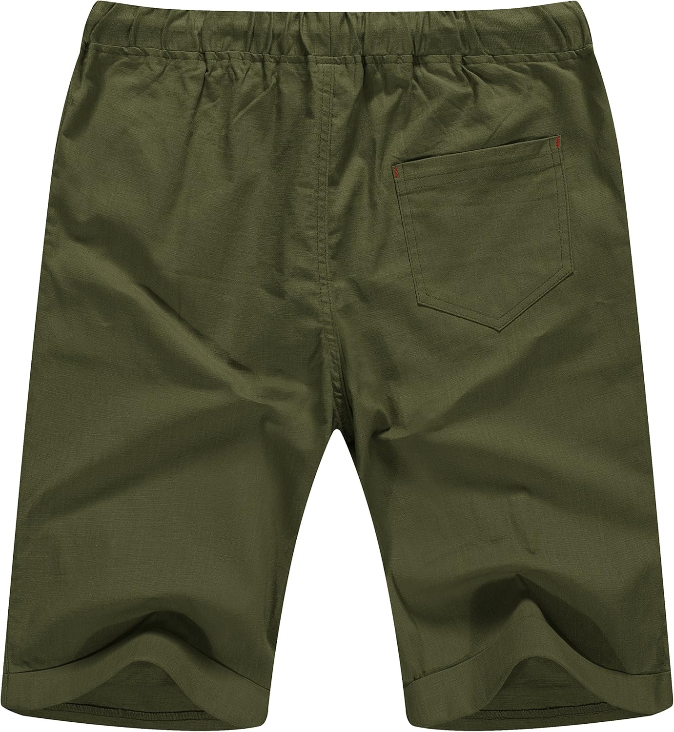 Linen Shorts Casual Drawstring Summer Beach Shorts for men, 11" Inseam - Picture 45 of 75