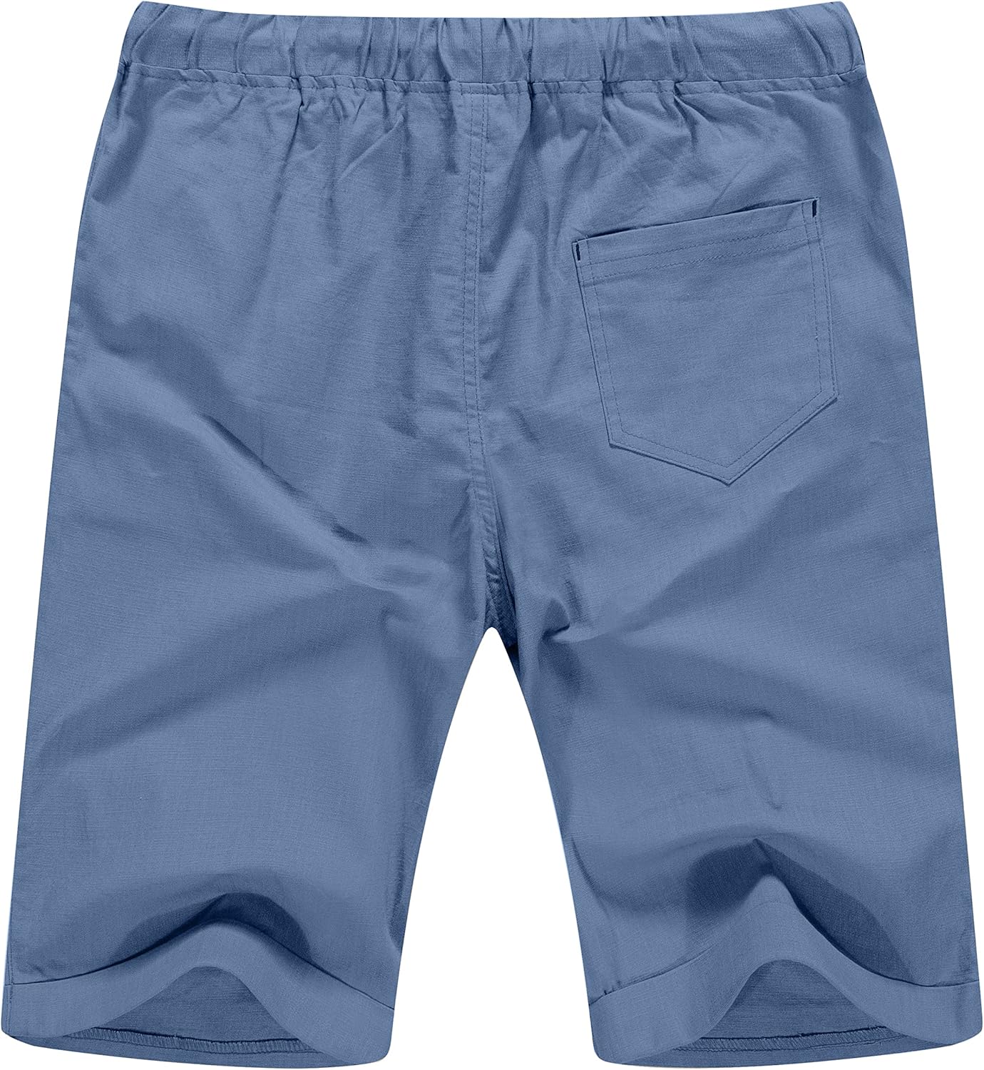 Linen Shorts Casual Drawstring Summer Beach Shorts for men, 11" Inseam - Picture 53 of 75